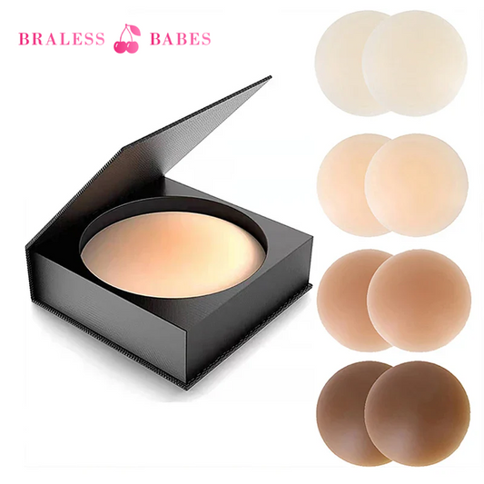 BRALESS BABES Invisible Nipple Pads - 3 Paar (6 Stk.)