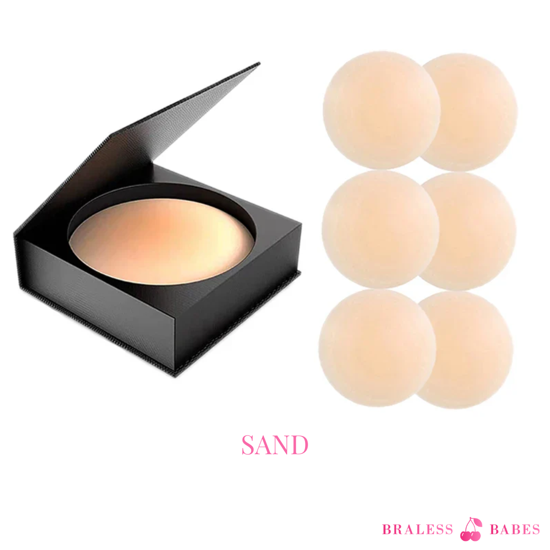 BRALESS BABES Invisible Nipple Pads - 3 Paar