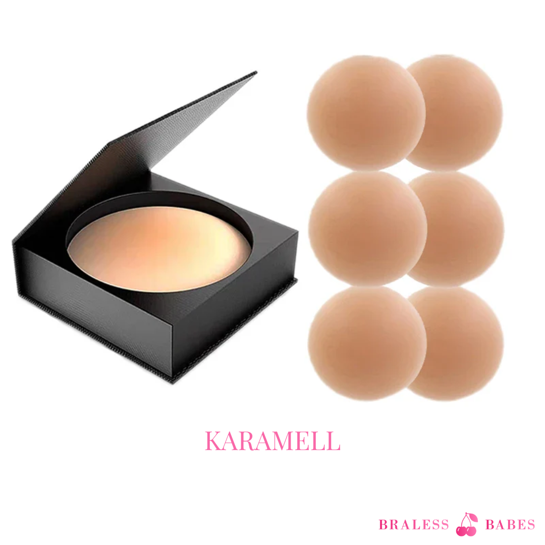 BRALESS BABES Invisible Nipple Pads - 3 Paar